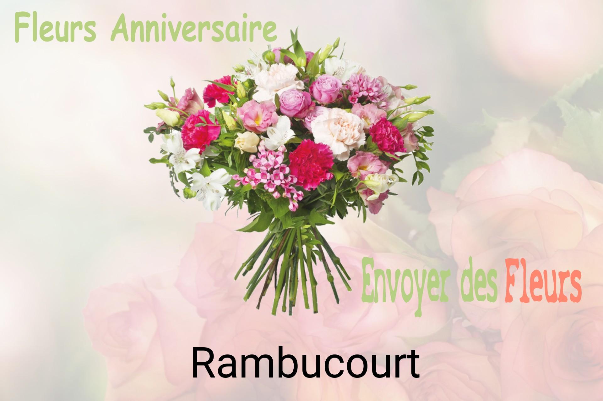 Bouquet de fleurs d’anniversaire livré à Rambucourt