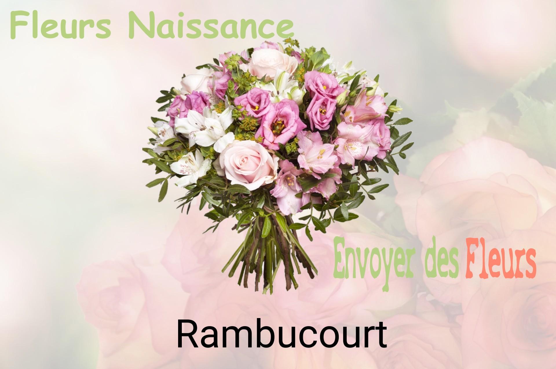 Bouquet de fleurs de naissance livré à Rambucourt